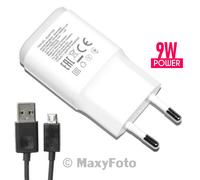 LG CARICABATTERIE ORIGINALE CASA USB MCS-04E WHITE CAVO BLACK MICROUSB 78B79DA