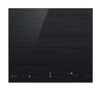 LG CBIZ2435B PIANO COTTURA A INDUZIONE, 4 zone di cotura, dimensioni: L 59 cm, P 52 piano in Vetroceramica, Nero