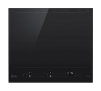 LG CBIZ2437B PIANO COTTURA A INDUZIONE, 4 zone di cotura, dimensioni: L 59 cm, P 52 piano in Vetroceramica, Nero