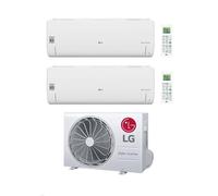 LG Climatizzatore DualSplit Libero Smart 12+12 con MU4R25.U22 Inverter R-32 Wi-Fi