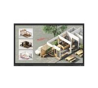 LG CreateBoard Standard lavagna interattiva 165,1 cm (65") 3840 x 2160 Pixel Touch screen Nero NEW