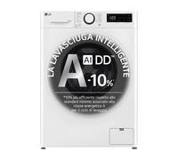 LG D2R3S08NSWW LAVASCIUGA SLIM 8/5 KG 1200 GIRI VAPORE AI WASH E