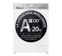 LG D4R9513TPWC Lavasciuga 13/7kg AI DD, Classe D, 1400 giri, TurboWash 360, Autodosaggio