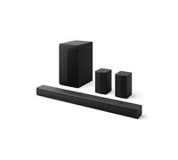LG DS60TR - Soundbar, Bluetooth, 440 W, 5.1 canali con subwoofer, altoparlanti posteriori, Dolby Digital, DTS Digital Surround, nero