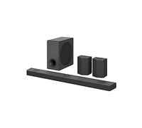 LG DS95QR Soundbar (810 Watt) con subwoofer wireless e tecnologia MERIDIAN (Dolby Atmos, HDMI, Bluetooth), Dark Steel Silver [modello anno 2022]