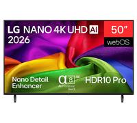 LG ELECTRONICS 50NU800B6LC TV LED, SMART TV, 50 ", UHD 4K, Nero, Classe F