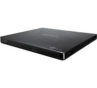 LG Electronics BP60NB10 Ultra Slim Portable UHD 4K/Blu-ray/DVD+/-RW Drive, USB 3.0 compatibile, PC Windows, Linux, Mac OS, con supporto M-DISC, riduzione del rumore, nero