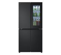 LG InstaView GMV860EPDE Frigorifero Multidoor Slim, Classe E, 530L, Wi-Fi, Linear Cooling, Essence Matte Black