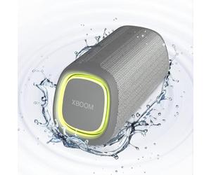 LG Electronics XBOOM Cassa Bluetooth, Speaker Bluetooth Portatile con Sound Boost(40W, Google, Siri,Alexa), Mini Cassa Bluetooth DXG7QGR, Grigio