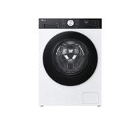 LG F2NX50S9TKC LAVATRICE, Caricamento frontale, 9 kg, 12 programmi, Profondità 47,5 cm, Bianco + pannello nero, livello rumorosità centrifuga 71 dB(A), Classe A