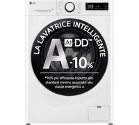 Lg F2R3S08NSWB Lavatrice Slim AI DD 8kg Serie R3 1200 giri Classe A Lavaggio Vap