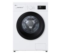 LG Lavatrice slim 7kg Serie A1 Classe A 1400 giri, Programma Igiene con vapore, Display grande, Design essenziale White - F4NA10S7NWK Bianco