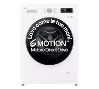 LG F4NX1008NW LAVATRICE CARICA FRONTALE 8KG 1400G A INV OBLO NERO VAP WIFI