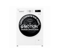 LG F4NX1008NWK Lavatrice smart 8kg, Classe A, 1400 giri, 6 Motion, Allergy Care, Bianca