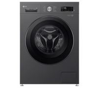 LG F4NX1009NMB Lavatrice smart 9kg, Classe A, 1400 giri, 6 Motion, Allergy Care, Black