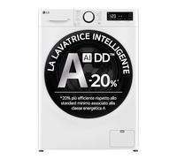 LG F4R3013NSW LAVATRICE CARICA FRONTALE 13KG 1400G CLASSE A-20% INVERTER VAPORE
