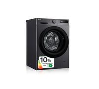 LG F4WR5009A6M - Lavatrice intelligente, 9 kg, AI Direct Drive, 1400 giri/min, carico frontale, TurboWash 360°, cotone turbo, vapore vapore, classificazione A, serie 500, inox grafite