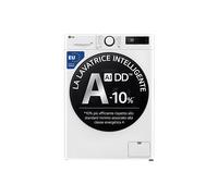 LG F4WR6010AGW AI DD LAVATRICE, Caricamento frontale, 10 kg, 12 programmi, Profondità 56,5 cm, Giri 1360 rpm, Bianca, livello rumorosità centrifuga 71 dB(A