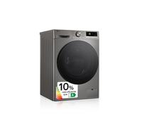 LG F4WR7010AGS - Lavatrice intelligente, 10 kg, AI Direct Drive, 1400 giri/min, carico frontale, TurboWash 360 °, nominale A, serie 700, inox grafite
