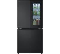 LG InstaView GMV860EPDE Frigorifero Multidoor Slim, Classe E, 530L, Wi-Fi, Linear Cooling, Essence Matte Black