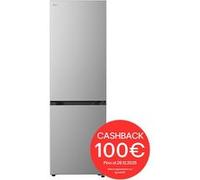 LG Frigorifero combinato Fit & Max 60 cm| Classe D, 333 L| AI Inverter, Wi-Fi, Door Cooling, Total No Frost|Prime Silver - GBBSJ10DPY Silver