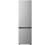 LG Frigorifero combinato Fit & Max 60 cm| Classe D, 375 L| AI Inverter, Wi-Fi, Door Cooling, Total No Frost|Prime Silver - GBBSJ20DPY Silver