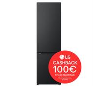 LG GBV7280AEV Frigorifero combinato, Classe A, 387L, Fresh Converter, Porte piatte, Nero