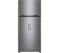 LG GTF744PZPED Frigorifero doppia porta, Classe E, 509L, Wi-Fi, Dispenser acqua, Inox