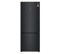 LG GBB569MCAMN Frigorifero combinato 70cm, Classe E, 462L, Wi-Fi, No frost, Nero