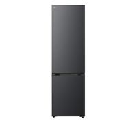 LG GBBSJ20DEP Frigorifero Combinato 375L, Larghezza 60cm Raffreddamento Ottimizzato con AI Saving, Total No Frost, Door e Linear Cooling, 375 L, Wi-Fi, Compressore Inverter, Nero