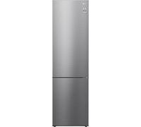 LG GBP62PZNAC Frigorifero Combinato Total No Frost, Classe A, 384L, Door & Linear Cooling, Cassetto Fresh Converter, Maniglie Intergrate, Porte Reversibili, Compressore Lineare Inverter, Inox