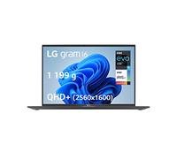 LG gram 16Z90R-G.AA56F - PC portatile 16" 1199g, schermo IPS QHD+ formato 16:10, Intel® Evo™ i5-1340P, RAM 16GB, SSD 512GB NVMe, Intel Iris Xe Graphics, Thunderbolt™ 4, Windows 11, tastiera AZERTY,