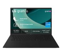 LG Gram 16Z90RU Intel® Core? i5 i5-1334U Laptop 40,6 cm (16 ) WQXGA 16 GB LPDDR4x-SDRAM 512 GB SSD Wi-Fi 6E (802.11ax) Windows 11 Pro Inglese Nero - Nouvo