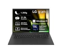 LG gram 17 17Z90S-G.AA78G (17") IPS Notebook, Intel Core Ultra 7 155H, 16GB RAM, 1TB SSD, Intel Arc™ Graphics, Leggera (1.350kg), 77Wh, Thunderbolt 4, Nero