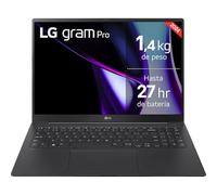 LG Gram 17Z90T-G.AD88B Portatile 17 Pollici, WQXGA IPS, Intel Core Ultra7, 32 GB RAM, 1 TB SSD, 1.350 g, Antiriflesso, Batteria fino a 20 ore, Windows 11, Nero