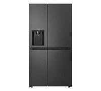 LG GSBC40EPPE Frigorifero Side by Side Total No Frost con Display Interno, Classe E, Capacità 664L, Raffreddamento Linear Cooling, Sistema Multi Air Flow, Maniglie Integrate, Essence Matte Black