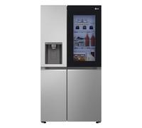 LG InstaView GSGV81PYLL Frigorifero Side-by-Side , Classe E, 635L, Wi-Fi, Senza allaccio, Door Cooling, Prime Silver