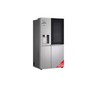 LG GSXE90MBAD - Frigorifero Side by Side, serie 900, Instaview Door-In-Door, Classificazione D, 628 L, Acciaio testurizzato anti-impronte,