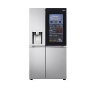 LG GSXE90MBDD Side by Side Frigorifero con InstaView, classe D, capacità 628 litri, attacco per acqua solida, metallo sorbetto