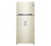LG - GTF744SEPED Frigorifero doppia porta, Classe E, 509L, Wi-Fi, Dispenser acqua, Sabbia