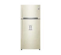 LG - GTF744SEPED Frigorifero doppia porta, Classe E, 509L, Wi-Fi, Dispenser acqua, Sabbia