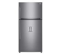 LG GTF916PZPED Frigorifero doppia porta maxi, Classe E, 592L, Wi-Fi, Dispenser acqua, Inox
