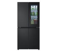 LG InstaView GMV860EPDE Frigorifero Multidoor Slim, Classe E, 530L, Wi-Fi, Linear Cooling, Essence Matte Black
