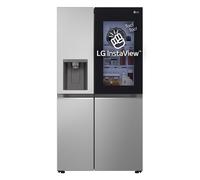 LG InstaView GSGV81PYLL Frigorifero Side-by-Side , Classe E, 635L, Wi-Fi, Senza allaccio, Door Cooling, Prime Silver