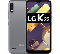 LG K22 smartphone Dual SIM, Doppia fotocamera, Display 6.2'', Obiettivo Macro, Batteria 3000mAh, Quad-core, 32GB/2GB, Android 10, Titan [Italia]
