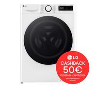 LG D2R5S09TSWW Lavasciuga slim 9/5kg AI DD, Classe E, 1200 giri, TurboWash 360, Vapore