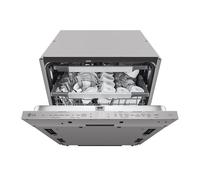 LG Lavastoviglie a scomparsa totale QuadWash Serie 4, Classe A 43dB 14 coperti,Vapore, Info Light,Cerniere sliding Noble Steel - DB476TXSW Noble Steel
