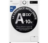 LG F4R5011TSWW Lavatrice 11kg AI DD, Classe A-10%, 1400 giri, TurboWash, Vapore