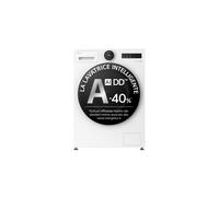 LG Lavatrice 9kg Next AI DD™ Serie X7 Classe A-40% 1400 giri, Easy Circle Control, Wi-Fi, AI Wash, Vapore, TurboWash White - F4X7009TWB Essence White (Glossy)