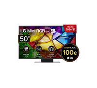 LG Mini RGB 50 pollici Serie MRGB87 50MRGB87B6B, Smart TV 4K, RGB Primary Color Pro, DualColor 100% DCI-P3/Adobe RGB, Dolby Vision & Atmos, webOS con Gemini e Copilot, Motion Booster 288, TV 2026